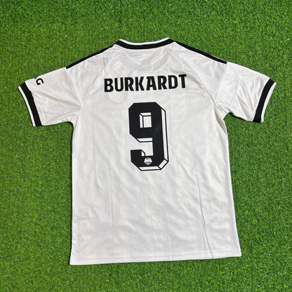 Jonathan Burkardt Eintracht Frankfurt New Season 2027 Home White Football Jersey Trikot Maillot