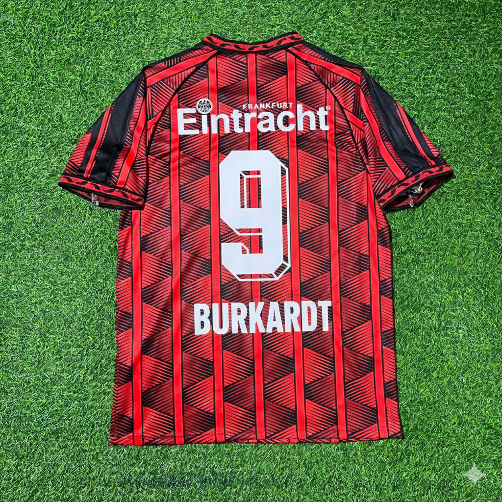 Jonathan Burkardt 9- Eintracht Frankfurt Retro Fußballtrikot