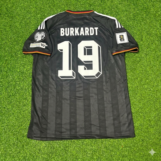 Jonathan Burkardt 19# Germany 2026 World Cup Black Style Football Jersey Trikot