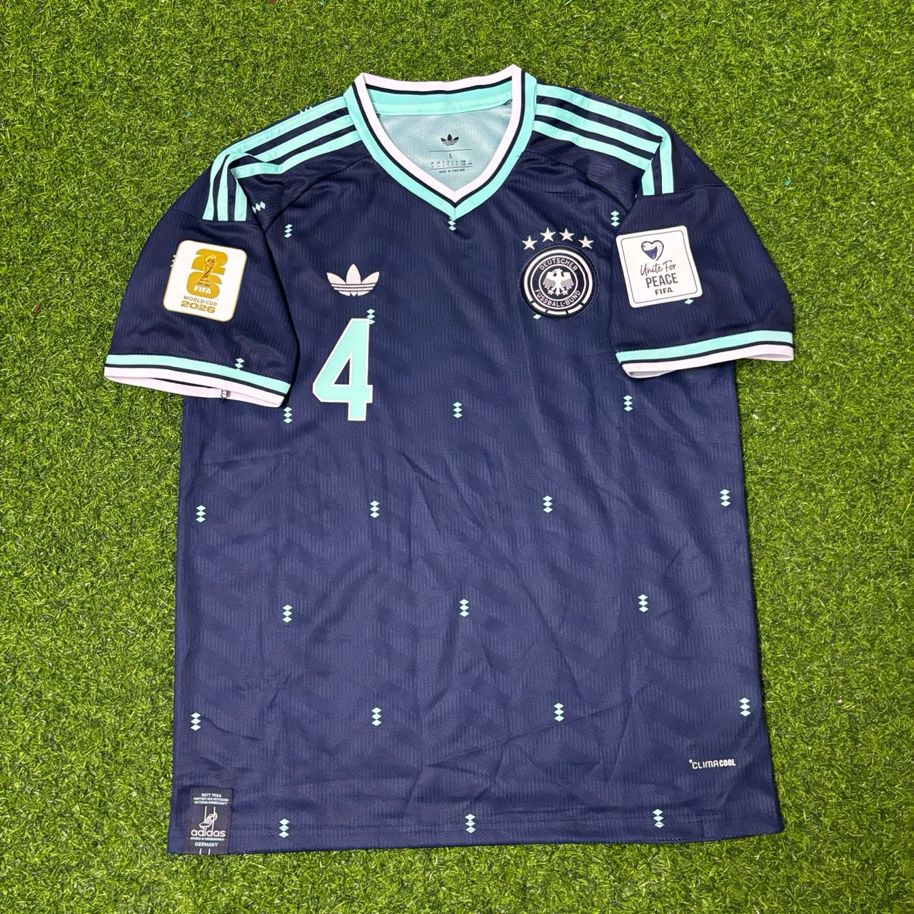 Jonathan Tah 4# Germany 2026 World Cup Football Jersey Trikot