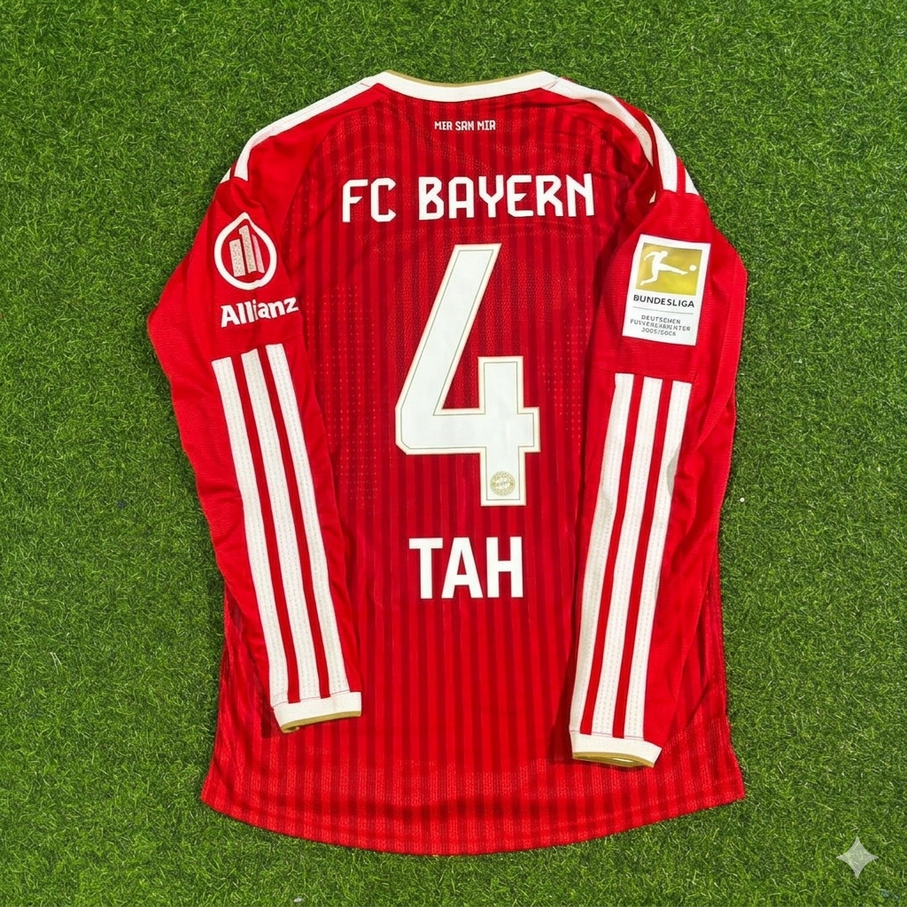 Jonathan Tah #4 Bayern Munich 2027 Championship Long Sleeve Football Jersey
