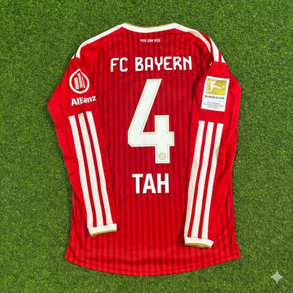 Jonathan Tah #4 Bayern Munich 2027 Championship Long Sleeve Football Jersey