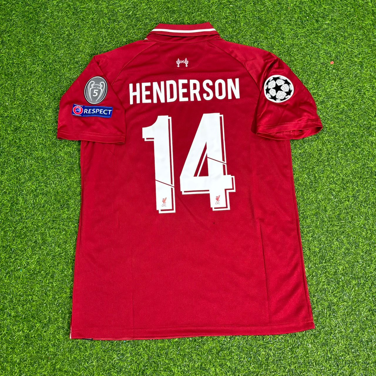 Jordan Henderson Liverpool 2019 CL Final Retro Kit Jersey Trikot Maillot Maglia