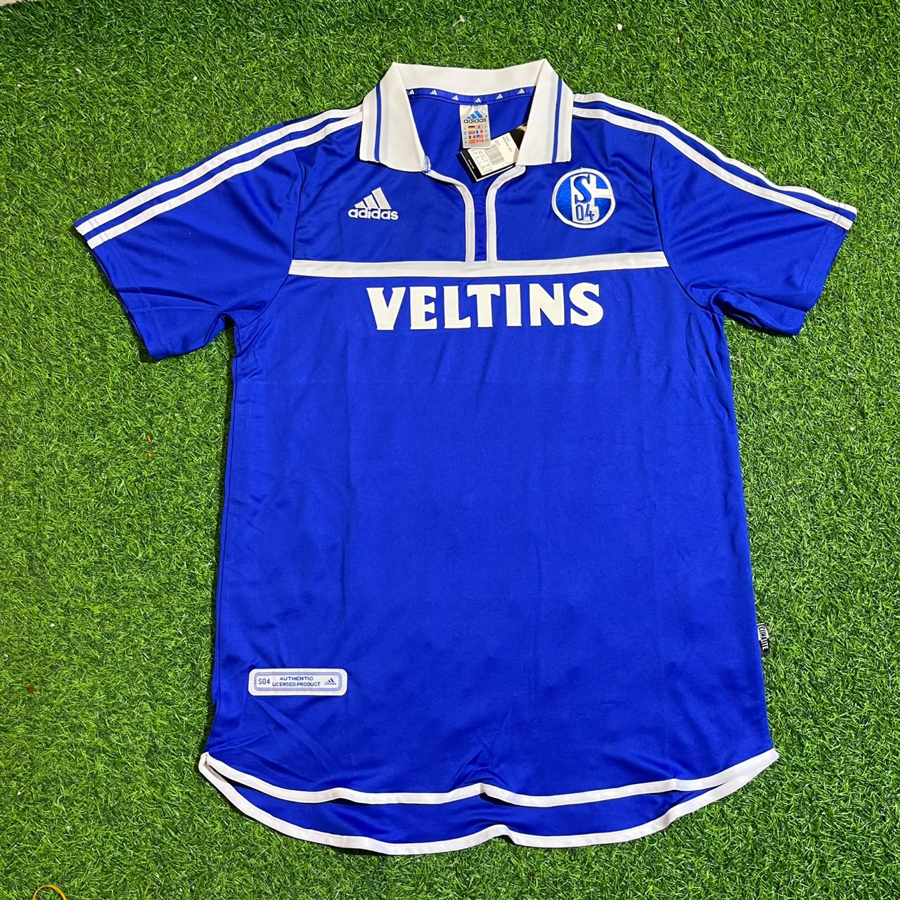 Jörg Böhme Schalke 04 2000–2002 Heim Retro Fußballtrikot Blau