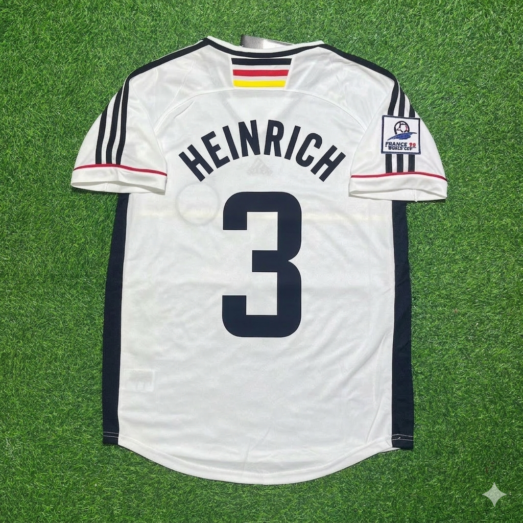Jörg Heinrich Deutschland 1998 Weltmeisterschaft Retro Fußballtrikot