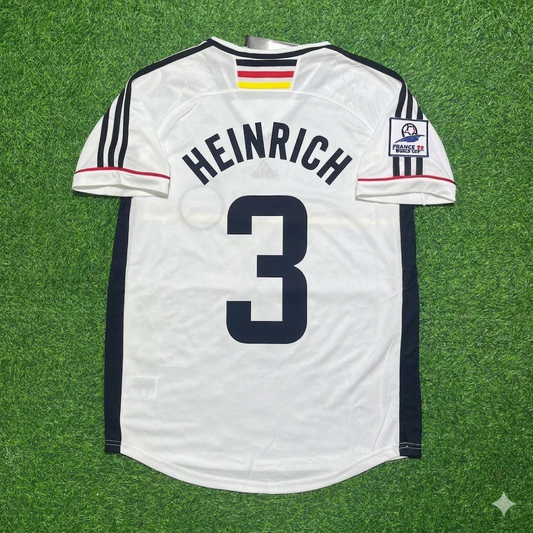 Jörg Heinrich Deutschland 1998 Weltmeisterschaft Retro Fußballtrikot