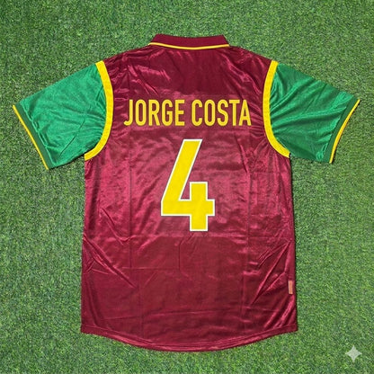 Jorge Costa #4 Portugal 1998 World Cup Retro Jersey