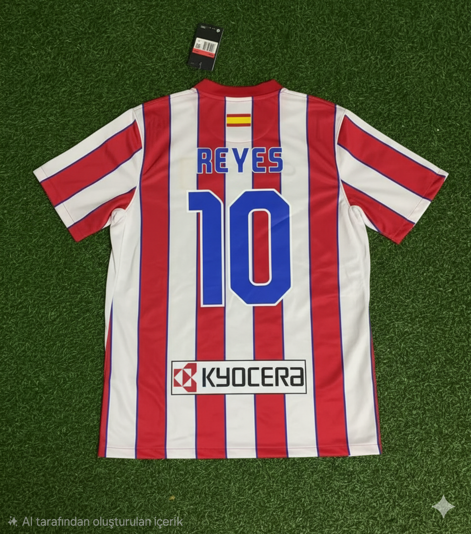 Jose Antonio Reyes Atletico Madrid 2011 Retro Football Jersey Kit