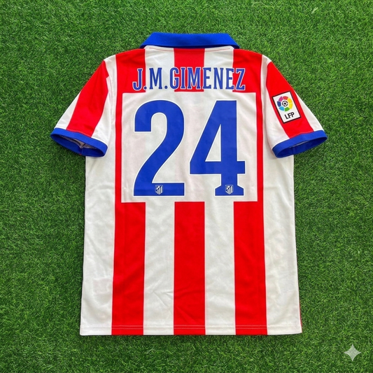 Jose Maria Gimenez 24 Atlético Madrid Home 2014/15 Retro Kit Trikot Jersey Maillot Soccer Shirt