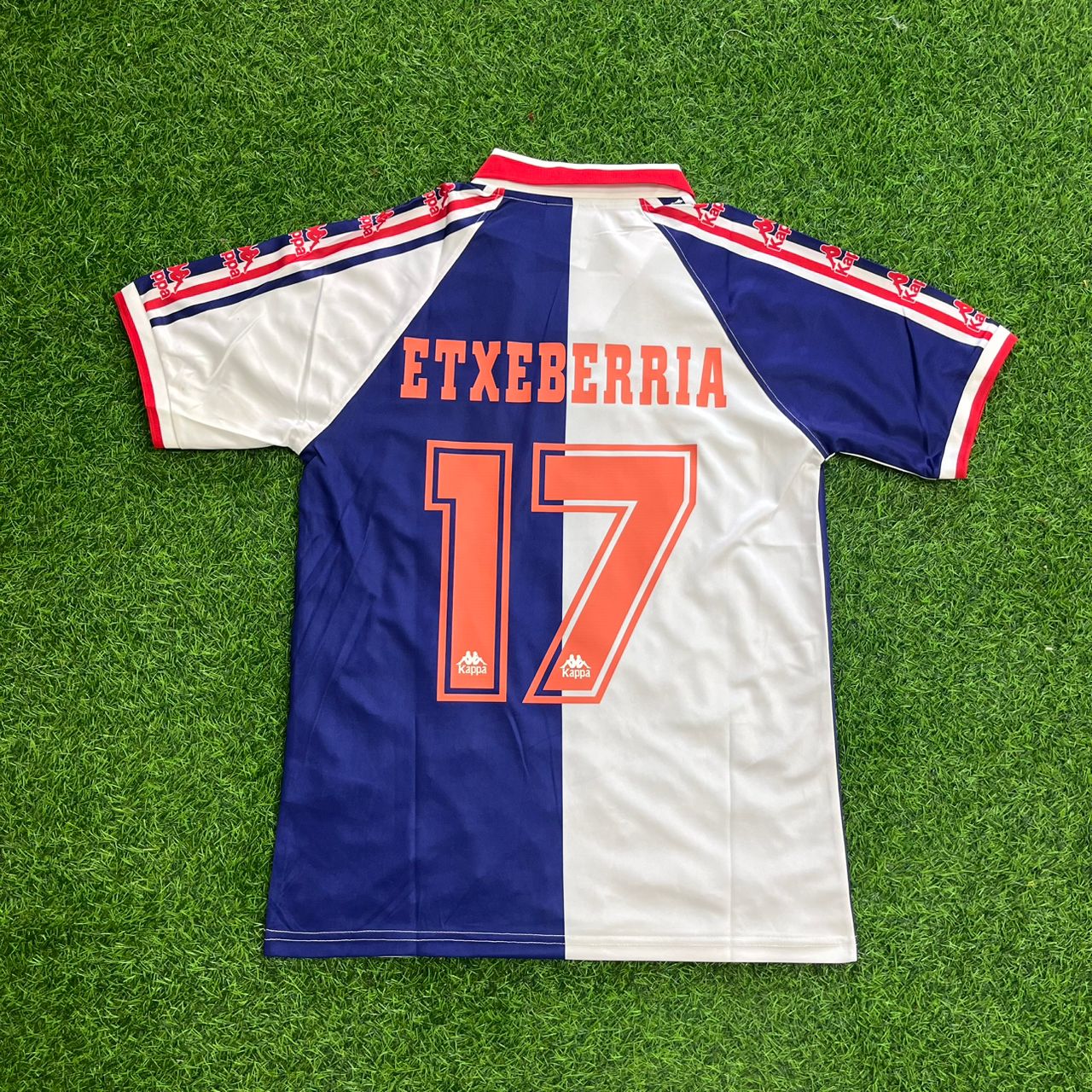 Joseba Etxeberria Athletic Club Bilbao 1997–1998 Retro Football Jersey Kit