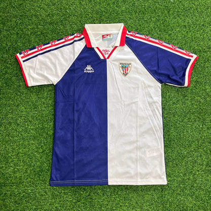 Joseba Etxeberria Athletic Club Bilbao 1997–1998 Retro Football Jersey Kit