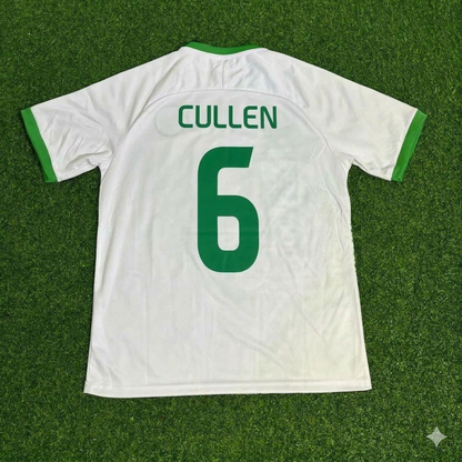 Josh Cullen 6- Ireland Vintage Special Edition White Football Jersey Kit