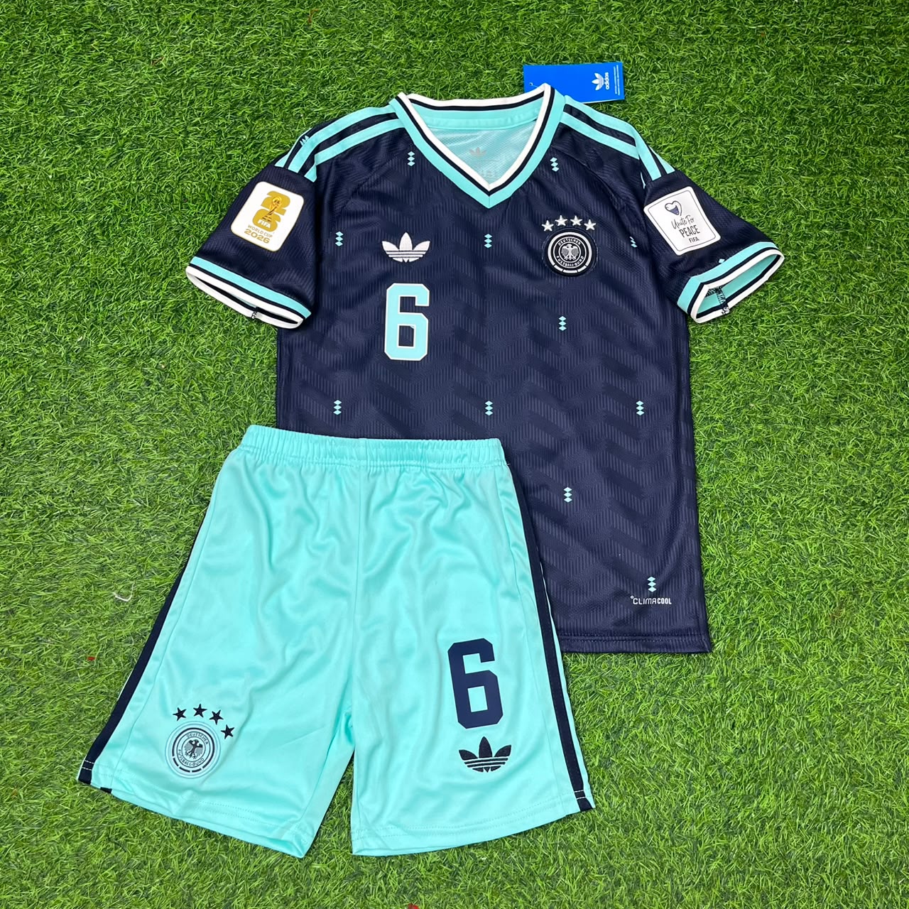 Joshua Kimmich 6- Germany 2026 World Cup Kids  Football Jersey Kit