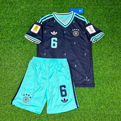 Joshua Kimmich 6- Germany 2026 World Cup Kids  Football Jersey Kit