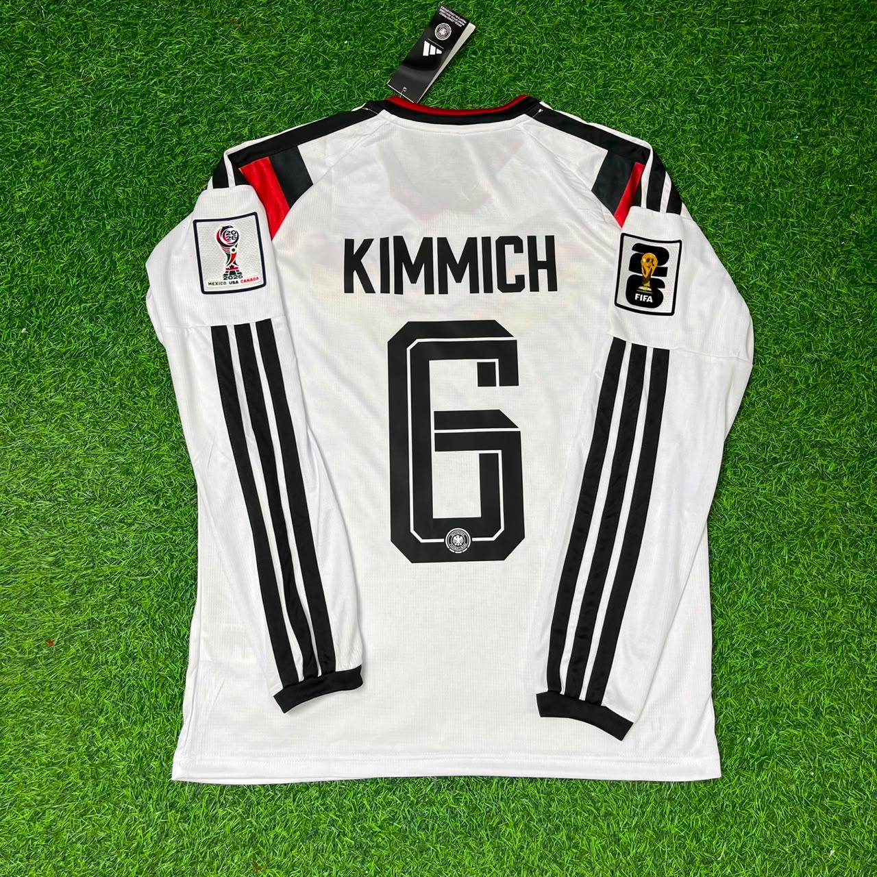 Joshua Kimmich #6 Germany 2026 World Cup Long Sleeve Home Football Jersey Kit