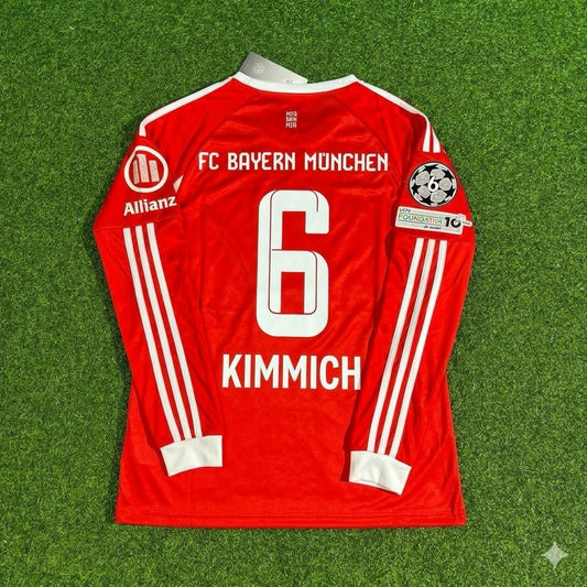 Joshua Kimmich #6 Bayern Munich 2026 Champions League Long Sleeve Football Jersey