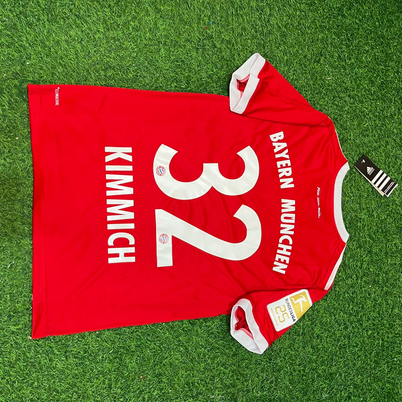 Joshua Kimmich Bayern Munich 2017-2018 Retro Home Jersey