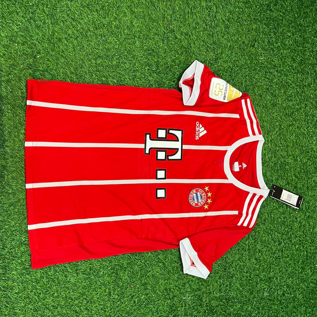 Joshua Kimmich Bayern Munich 2017-2018 Retro Home Jersey