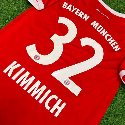 Joshua Kimmich Bayern Munich 2017-2018 Retro Home Jersey