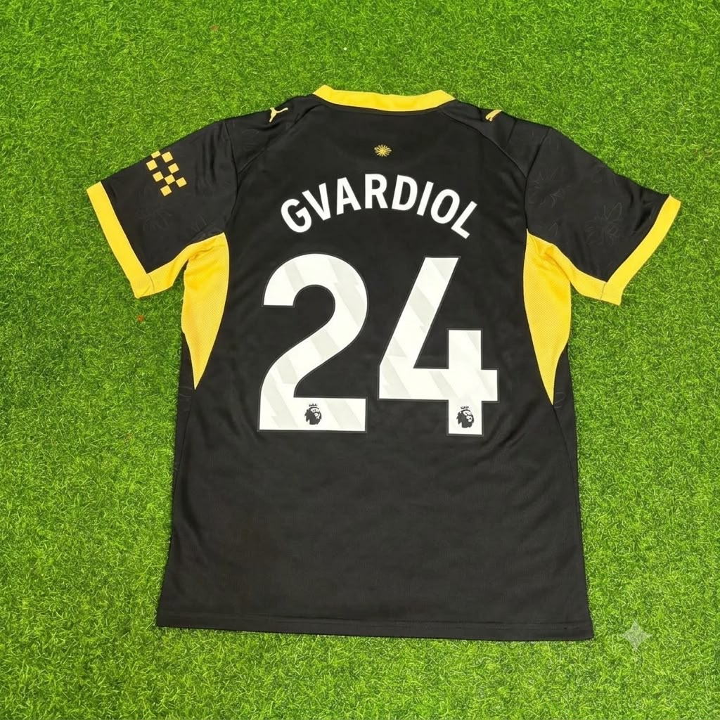 Joško Gvardiol 24-Manchester City Away New Season 2027 Jersey Trikot Maillot Soccer Shirt