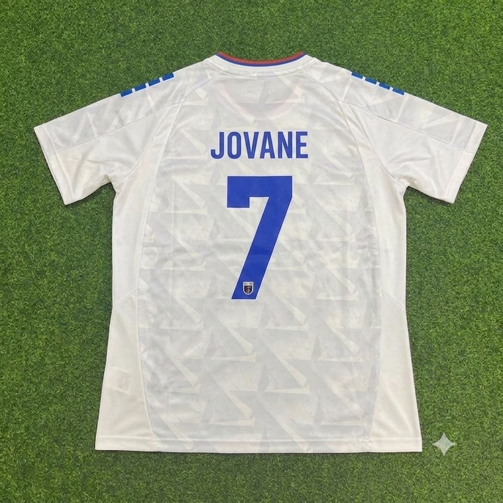 Jovane Cabral Cape Verde 2026 World Cup Away White Football Jersey