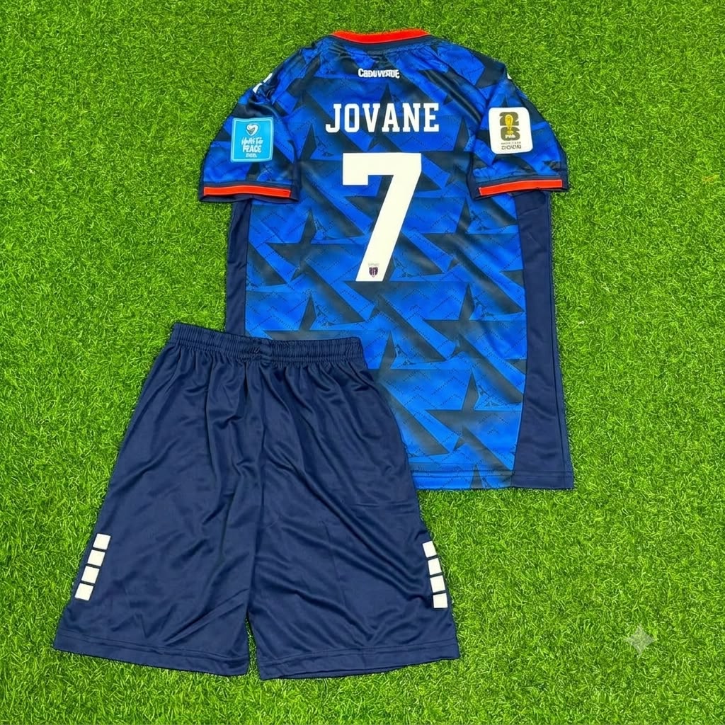 Jovane Cabral Cape Verde 2026 World Cup Children Football Jersey
