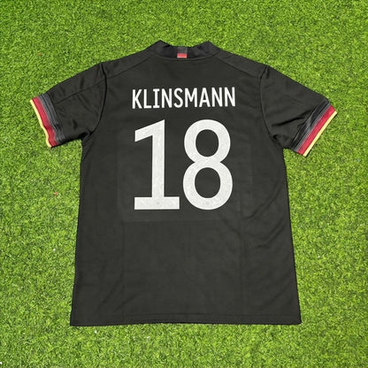 Jürgen Klinsmann #18 Germany Black Retro Football Jersey