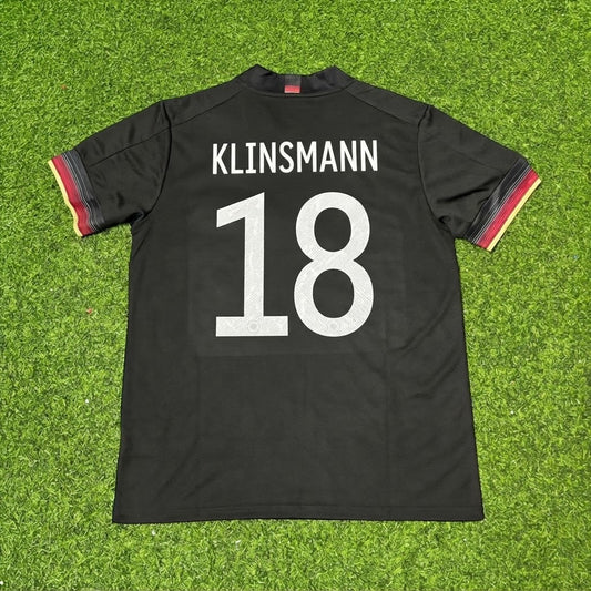 Jürgen Klinsmann #18 Germany Black Retro Football Jersey