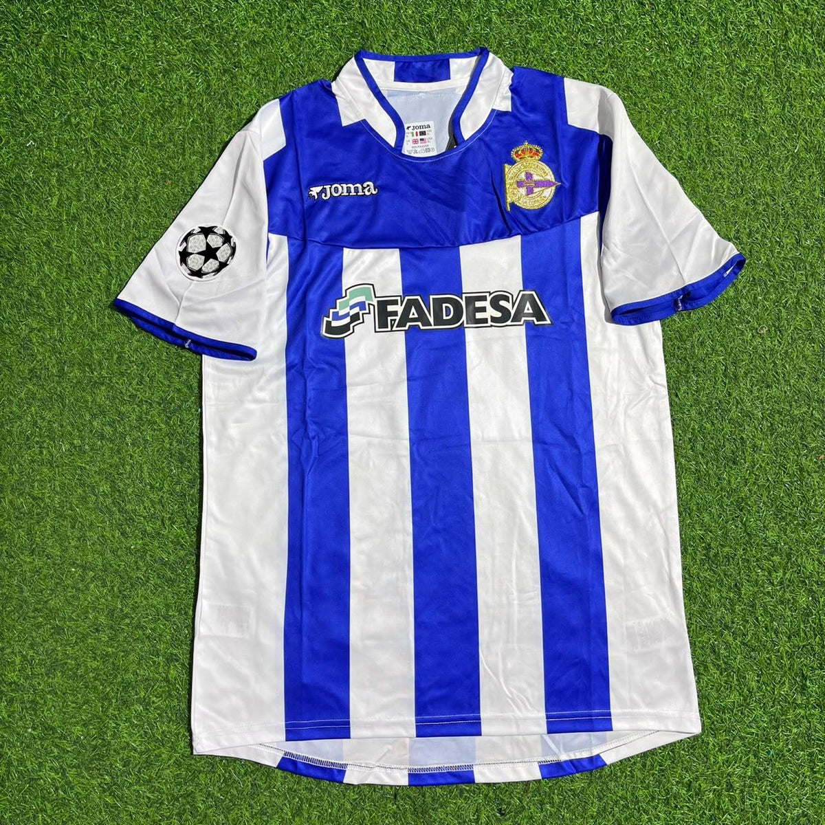 Juan Carlos Valeron Deportivo La Coruna 2003 2004 Retro Jersey Camiseta Soccer Shirt