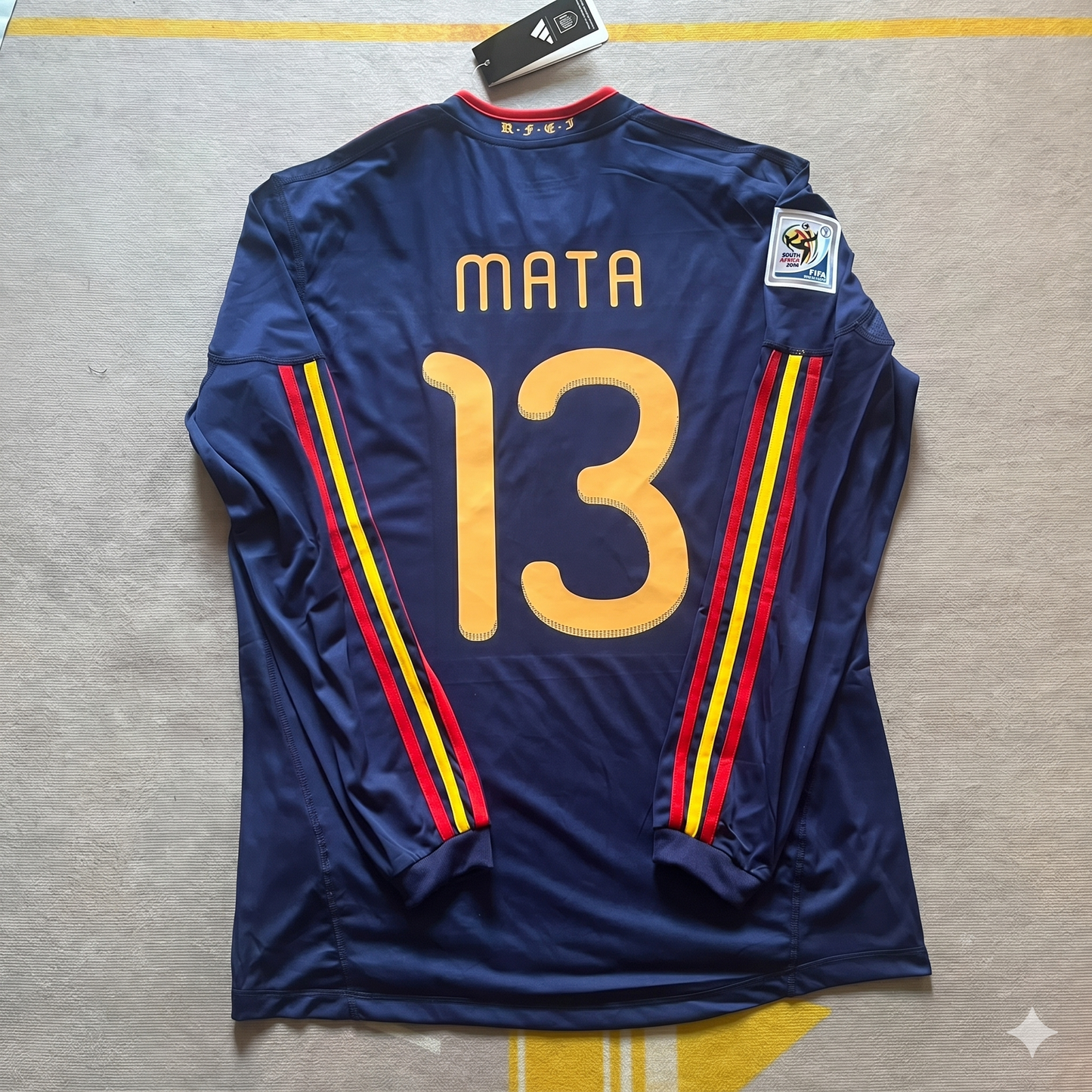 Juan Manuel Mata - Spain 2010 World Cup Final Retro Jersey Trikot