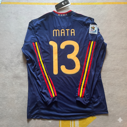 Juan Manuel Mata - Spain 2010 World Cup Final Retro Jersey Trikot