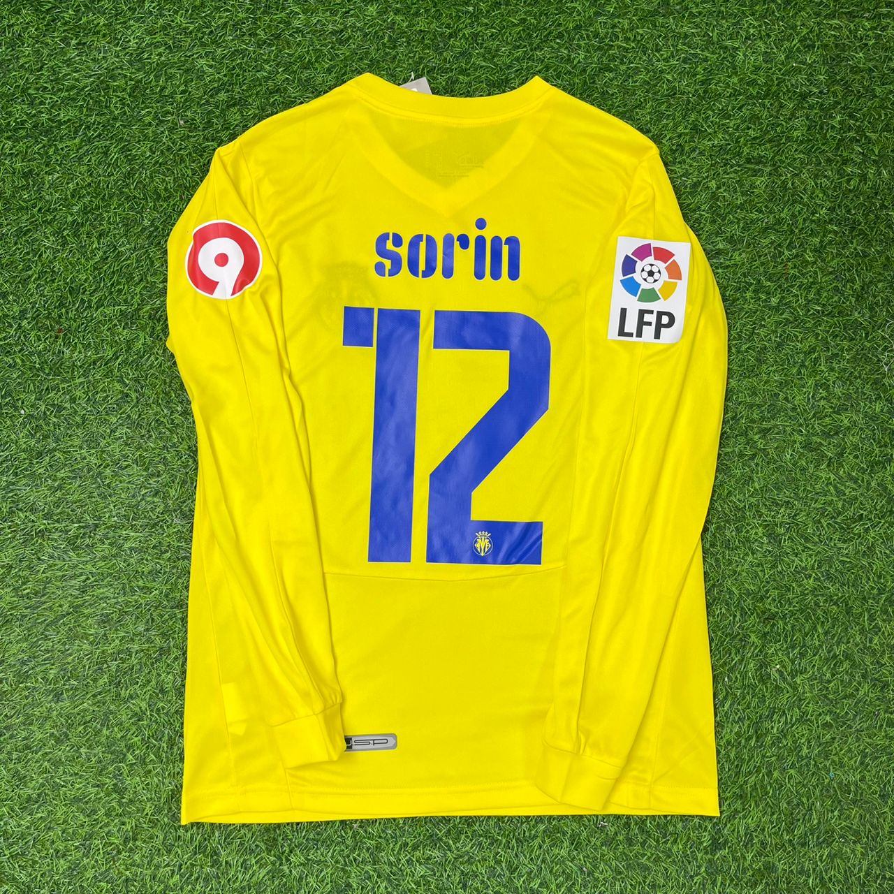 Juan Pablo Sorin Villarreal 2008-2009 Long Sleeve Retro Football Jersey