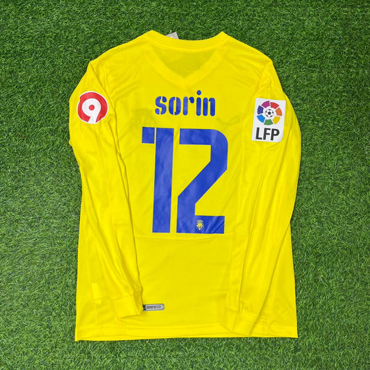 Juan Pablo Sorin Villarreal 2008-2009 Long Sleeve Retro Football Jersey