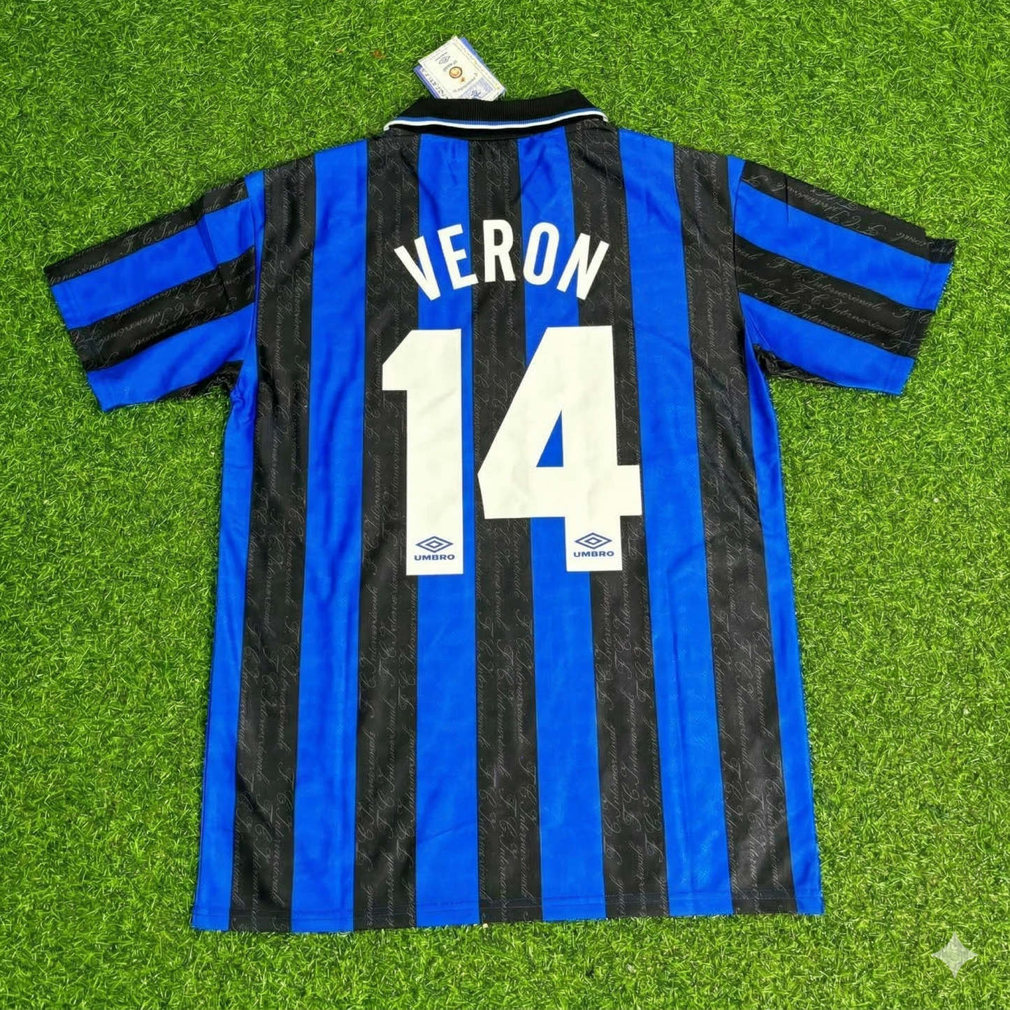 Juan Sebastian Veron Inter Home Retro Football Jersey