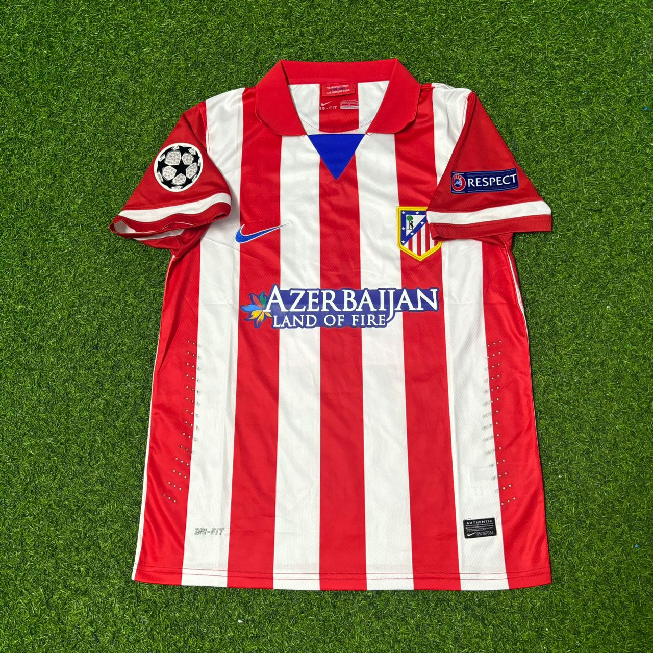 Juanfran Atlético Madrid 2013-2014 Home Retro Football Jersey