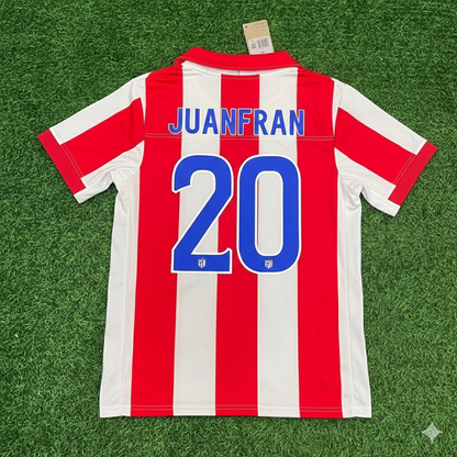 Juanfran Atletico de Madrid Retro Soccer Kit Jersey Trikot Maglia Shirt