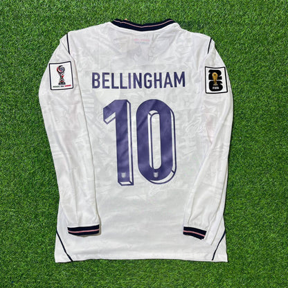 Jude Bellingham 10 England 2026 World Cup Long Sleeve Football Jersey Kit