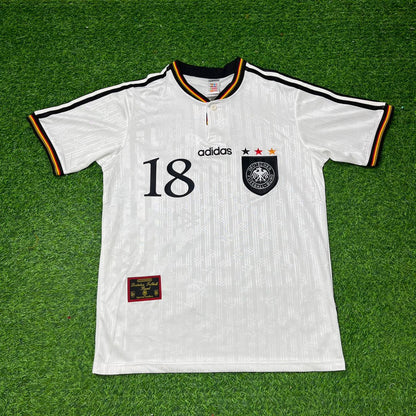 Jürgen Klinsmann Deutschland EM 1996 Finale Heim Retro Fußballtrikot Set