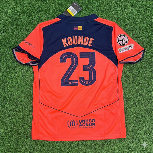 Jules Kounde Barcelone Kit Saison 2025/2026 Maillot Trikot Maillot