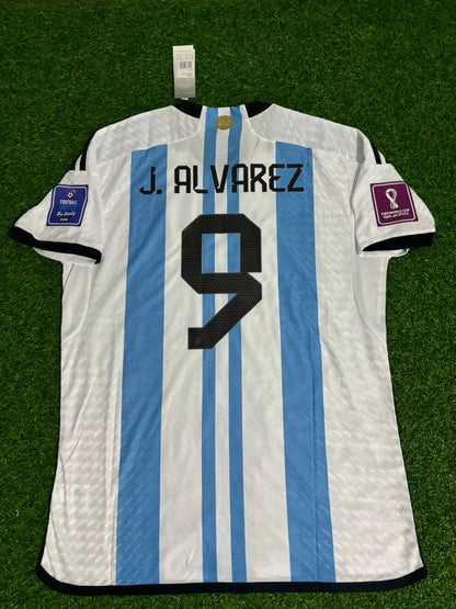 Julián Álvarez Argentina 2022 World Cup Champion Football Jersey Kit