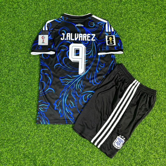 Julián Álvarez Argentina 2026 World Cup Kids Football Jersey