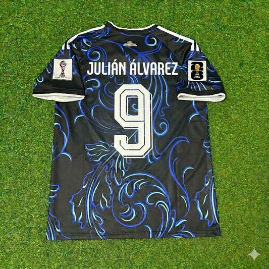 Julián Álvarez #9 Argentina 2026 World Cup New Season Football Jersey Kit