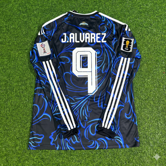 Julian Alvarez Argentina 2026 World Cup Long Sleeve Football Jersey