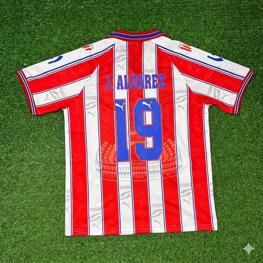Julian Alvarez Atletico Madrid Retro Football Jersey Trikot Maillot