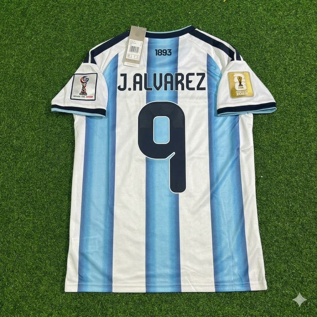 Julian Alvarez Argentina 2026 World Cup Football Jersey Kit