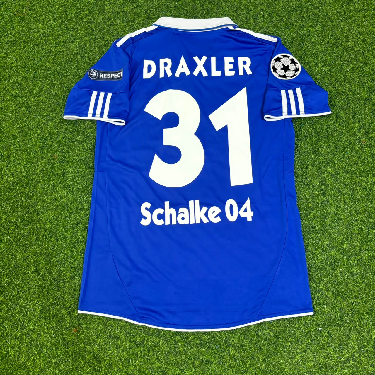 Julian Draxler 31 - Schalke 04 Season 2010- 11 Retro Champions League Football Jersey Trikot Soccer Shirt