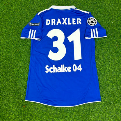 Julian Draxler 31 - Schalke 04 Season 2010- 11 Retro Champions League Football Jersey Trikot Soccer Shirt