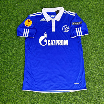 Julian Draxler Schalke 04 2011/2012 Retro UEFA Patch Football Jersey
