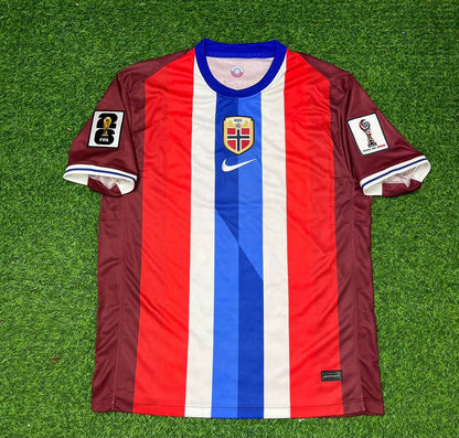 Julian Ryerson Norway 2026 World Cup New Season Red Football Jersey Kit