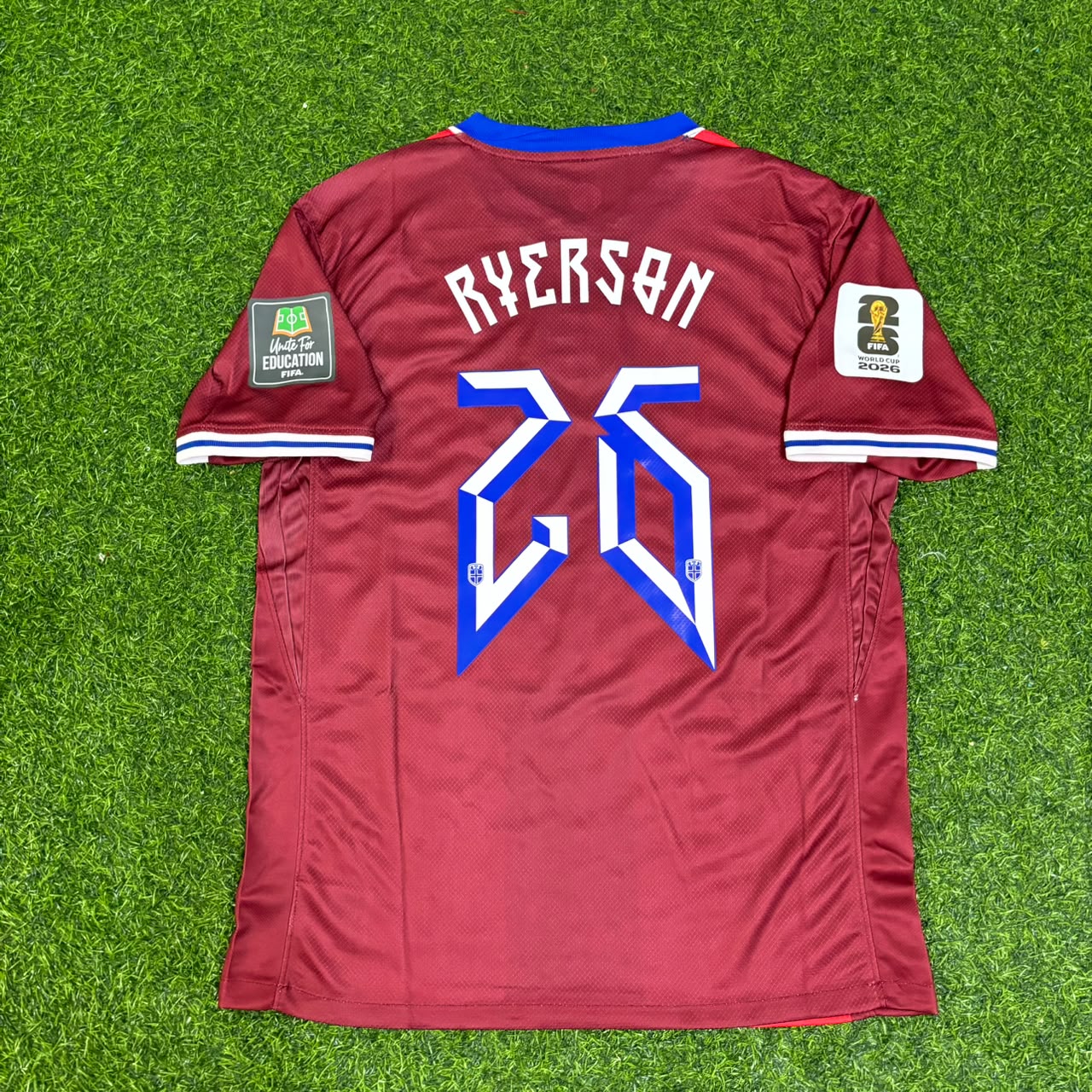 Julian Ryerson Norway 2026 World Cup New Season Red Football Jersey Kit
